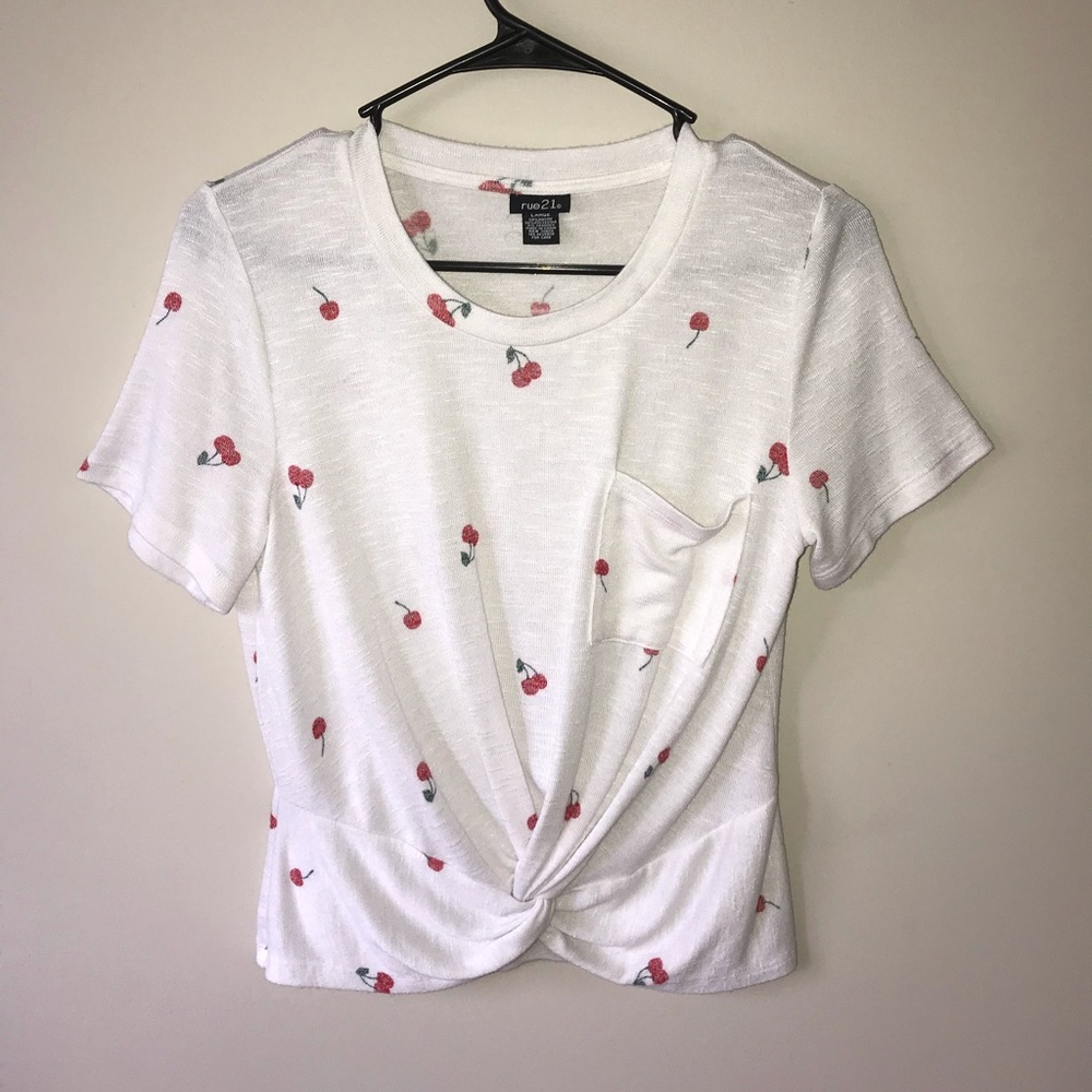 Rue21 white crop top